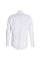 Beyaz Slim Fit Dar Kesim Uzun Kol Easy Care Pamuk Gömlek