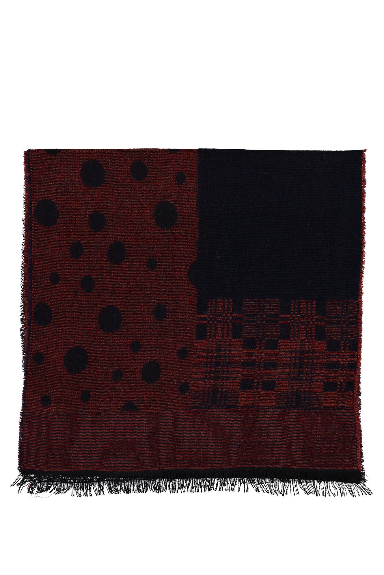 Kiremit Desenli Atkı