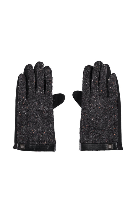 Koyu Antrasit Örme Eldiven