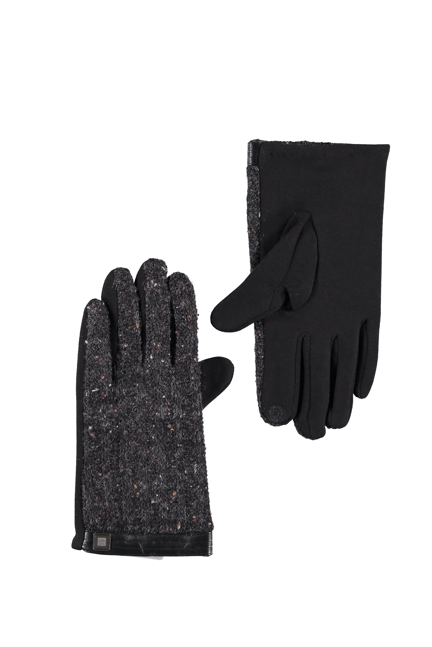 Koyu Antrasit Örme Eldiven