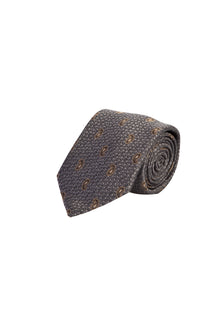 Bulut Gri İtalyan Desenli Kravat