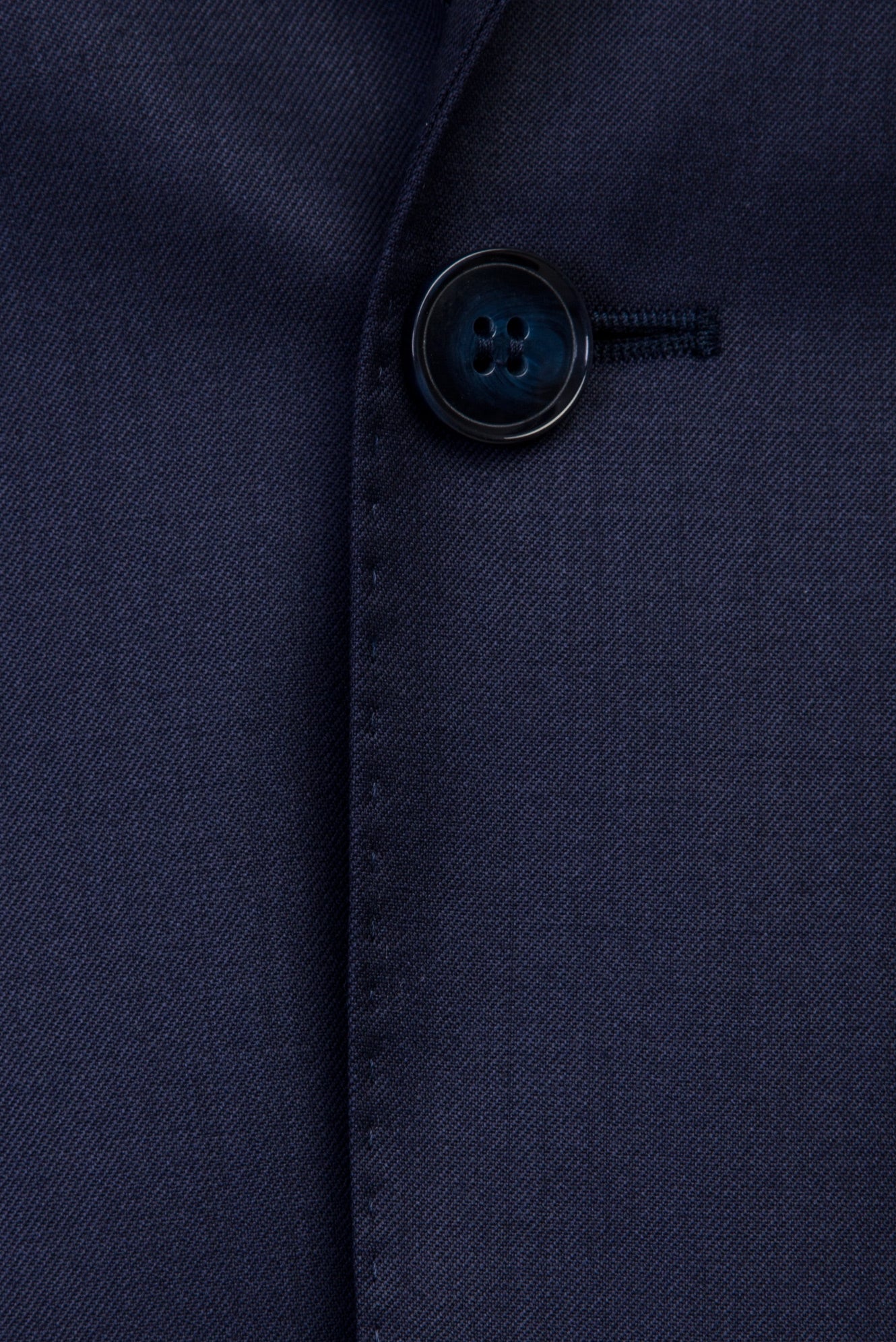 Açık Lacivert Slim Fit Dar Kesim Klasik Yün Takım Elbise