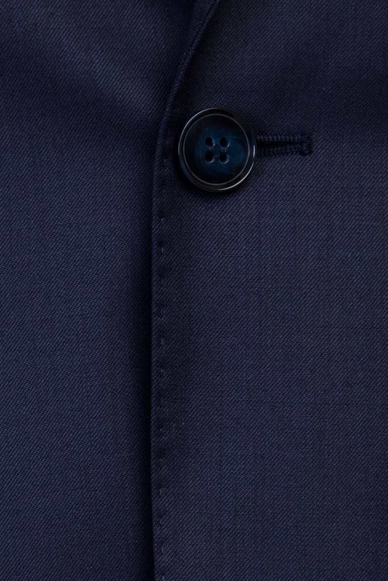 Açık Lacivert Relaxed Fit Rahat Kesim Klasik Yün Takım Elbise