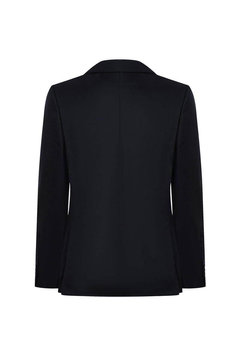 Siyah 7 Drop Slim Fit Dar Kesim Yün Tak?m Elbise-Abdullah Ki??l?