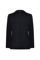 Siyah Slim Fit Dar Kesim Yün Takım Elbise