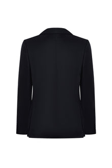 Siyah Slim Fit Dar Kesim Yün Takım Elbise