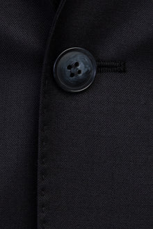 Siyah Relaxed Fit Rahat Kesim Klasik Yün Takım Elbise