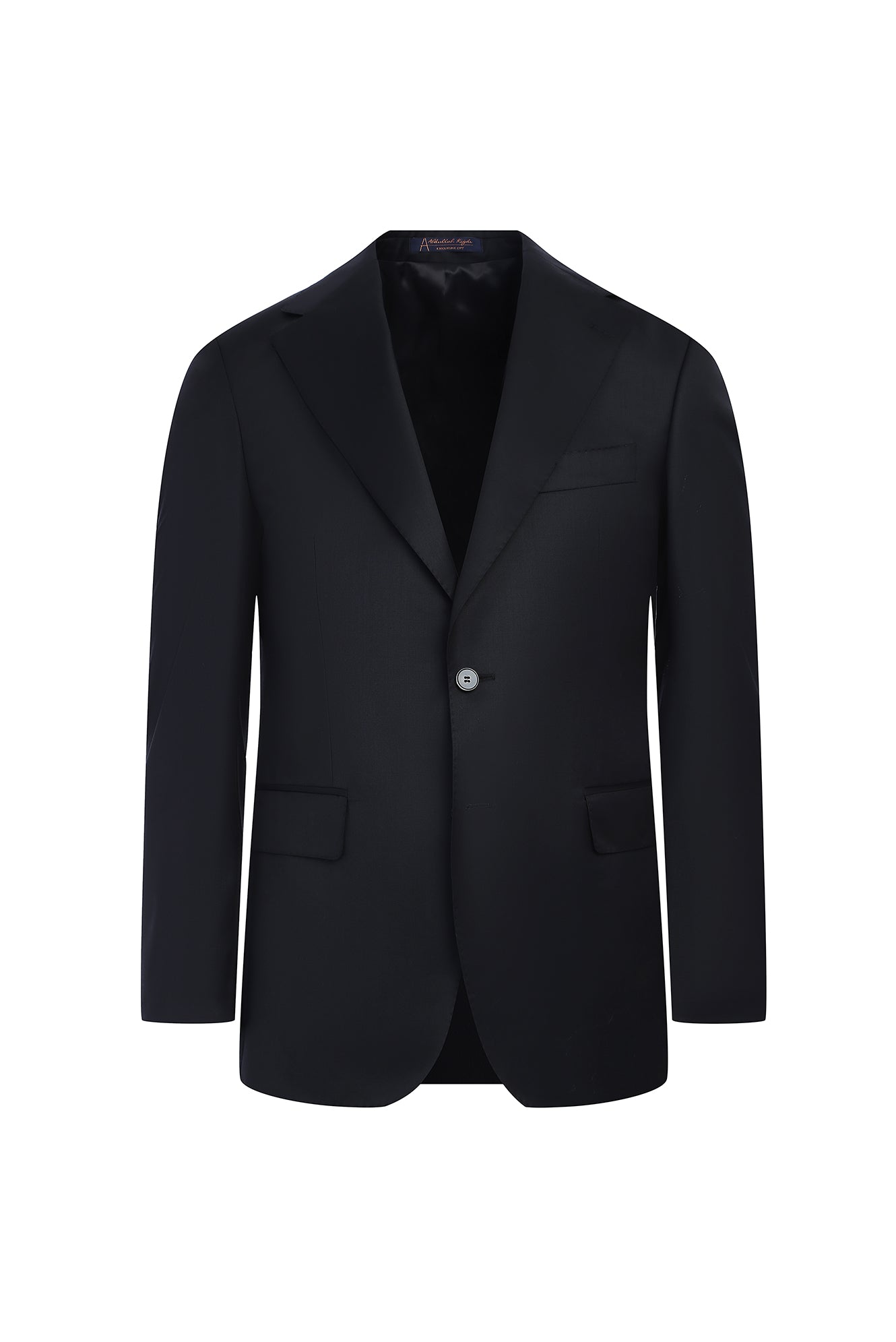 Siyah Slim Fit Dar Kesim Klasik Yün Takım Elbise