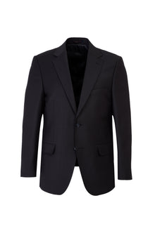 Siyah Slim Fit Dar Kesim Yünlü Klasik Takım Elbise