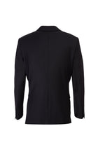Siyah Slim Fit Dar Kesim Yünlü Klasik Takım Elbise