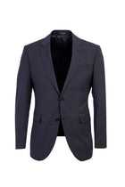 Koyu Füme Slim Fit Dar Kesim Yünlü Takım Elbise