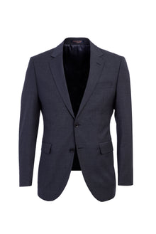 Koyu Füme Slim Fit Dar Kesim Yünlü Takım Elbise