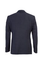 Koyu Füme Slim Fit Dar Kesim Yünlü Takım Elbise