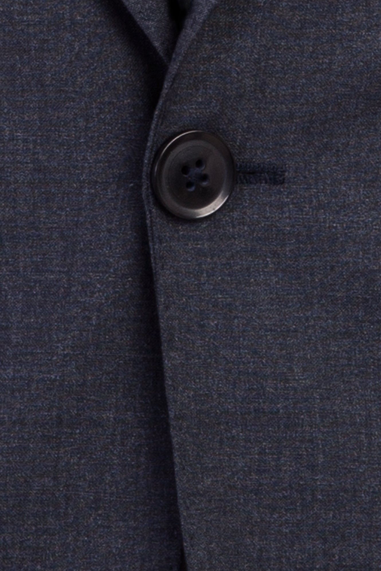 Koyu Füme Slim Fit Dar Kesim Yünlü Takım Elbise