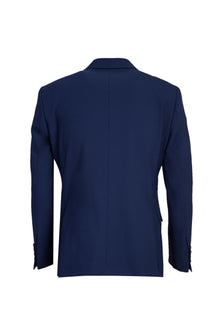 Koyu Lacivert Slim Fit Dar Kesim Yünlü Takım Elbise