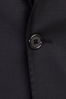 Siyah 7 Drop Slim Fit Dar Kesim Yünlü Tak?m Elbise-Abdullah Ki??l?