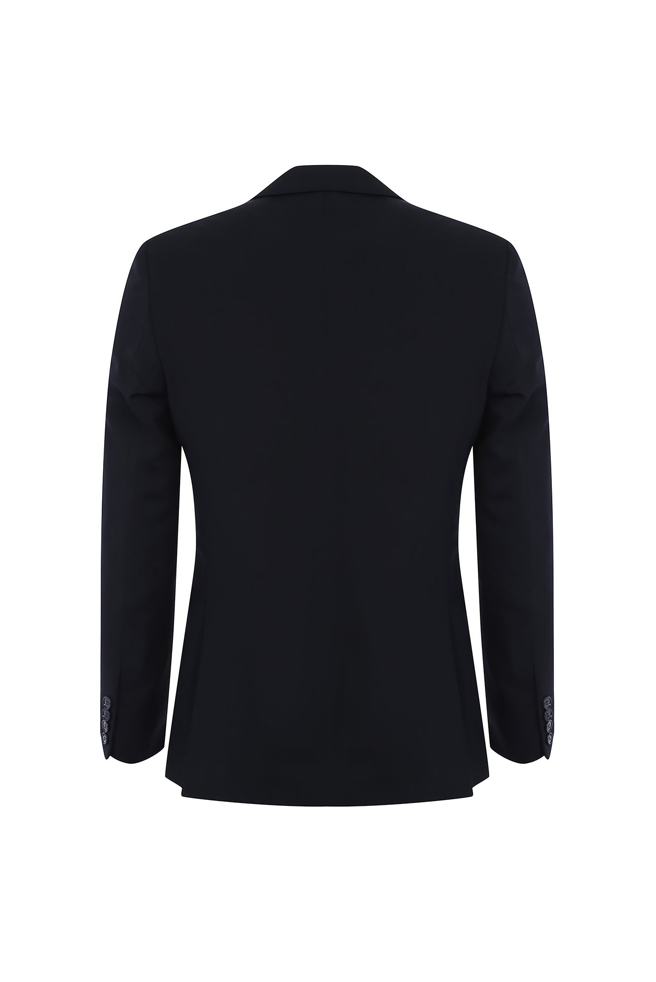 Siyah 7 Drop Slim Fit Dar Kesim Yünlü Tak?m Elbise-Abdullah Ki??l?
