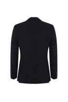 Siyah 7 Drop Slim Fit Dar Kesim Yünlü Tak?m Elbise-Abdullah Ki??l?