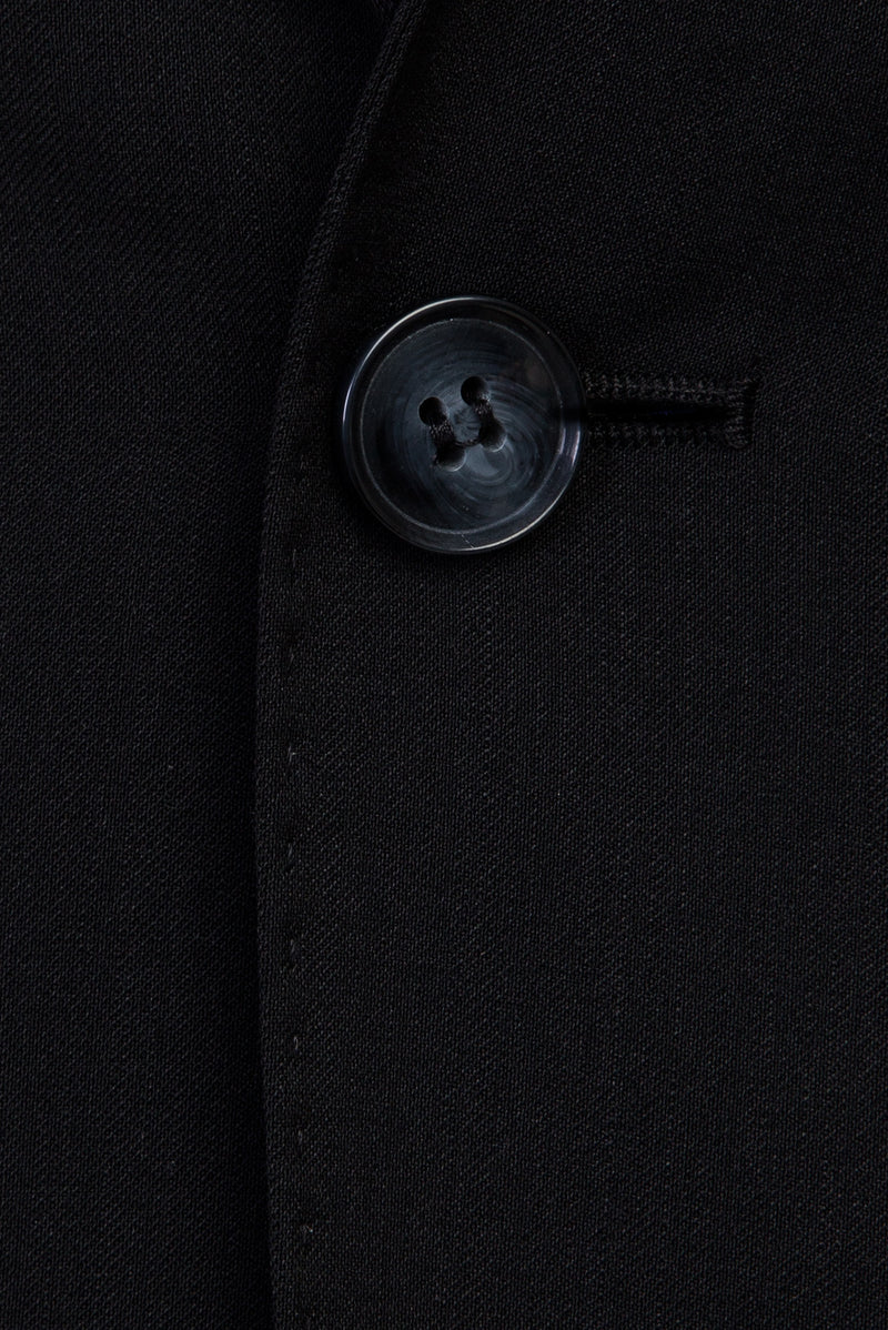 Siyah 7 Drop Slim Fit Dar Kesim Yünlü Tak?m Elbise-Abdullah Ki??l?