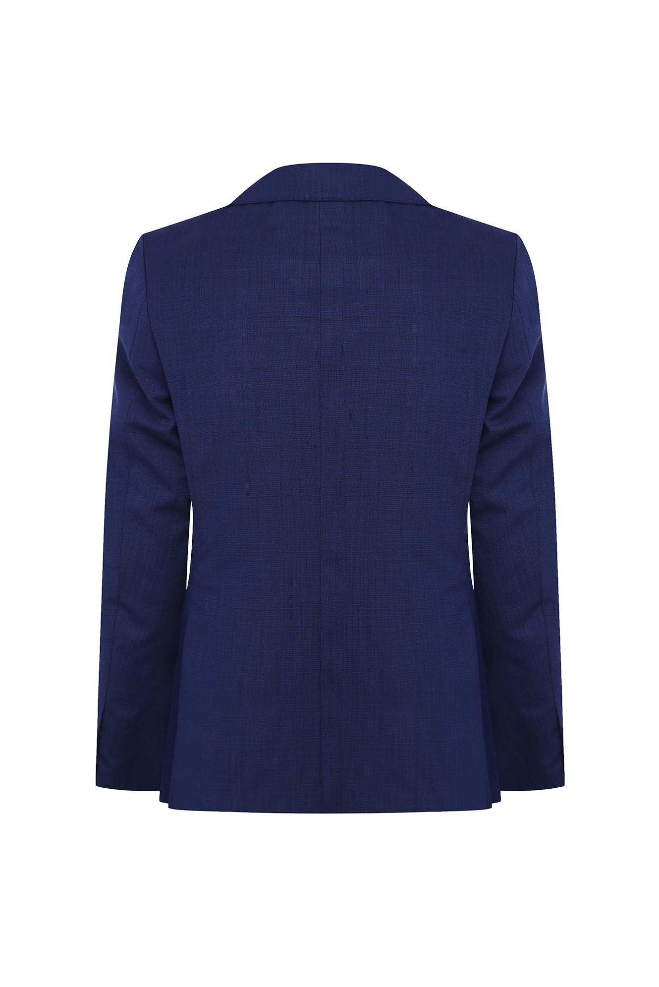Koyu Mavi  Slim Fit Dar Kesim Yün Takım Elbise