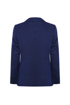 Koyu Mavi  Slim Fit Dar Kesim Yün Takım Elbise