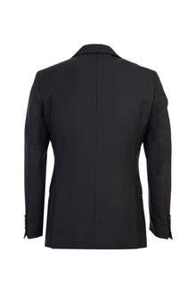 Koyu Antrasit 7 Drop Slim Fit Dar Kesim Yünlü Tak?m Elbise-Abdullah Ki??l?