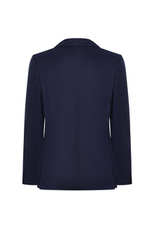 Açık Lacivert Slim Fit Dar Kesim Yünlü Takım Elbise