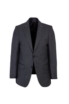 Orta Füme Relaxed Fit Rahat Kesim Yünlü Klasik Kuşgözü Takım Elbise