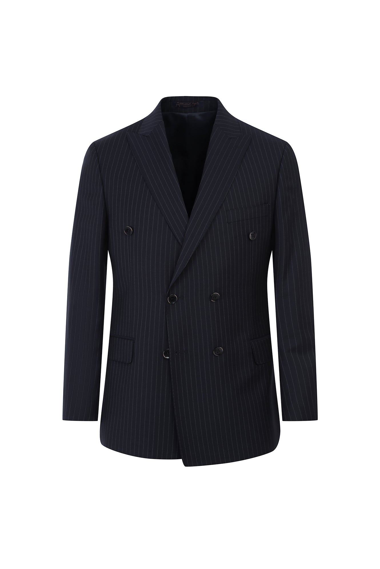 Siyah 7 Drop Slim Fit Dar Kesim Kruvaze Yün Tak?m Elbise-Abdullah Ki??l?