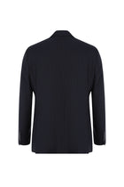 Siyah 7 Drop Slim Fit Dar Kesim Kruvaze Yün Tak?m Elbise-Abdullah Ki??l?