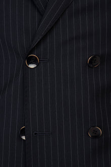 Siyah 7 Drop Slim Fit Dar Kesim Kruvaze Yün Tak?m Elbise-Abdullah Ki??l?