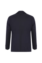 Siyah Slim Fit Dar Kesim Yelekli Çizgili Yün Tak?m Elbise-Abdullah Ki??l?