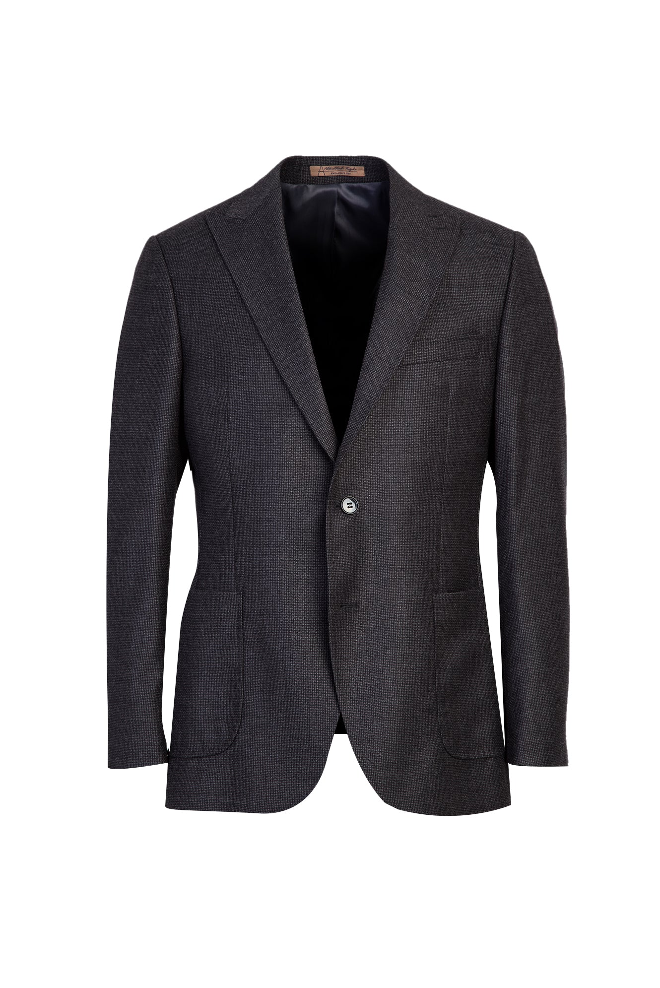 Koyu Füme Regular Fit Yün Ceket