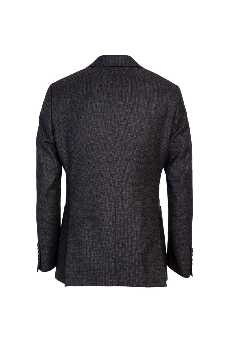 Koyu Füme Regular Fit Yün Ceket
