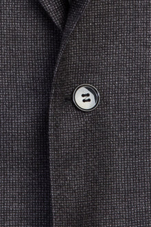 Koyu Füme Regular Fit Yün Ceket