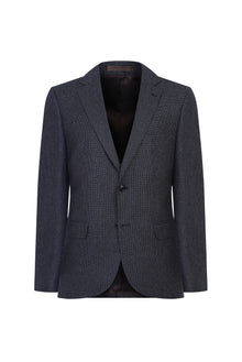 Orta Kahve Relaxed Fit Rahat Kesim Kaşmirli Desenli Klasik Ceket