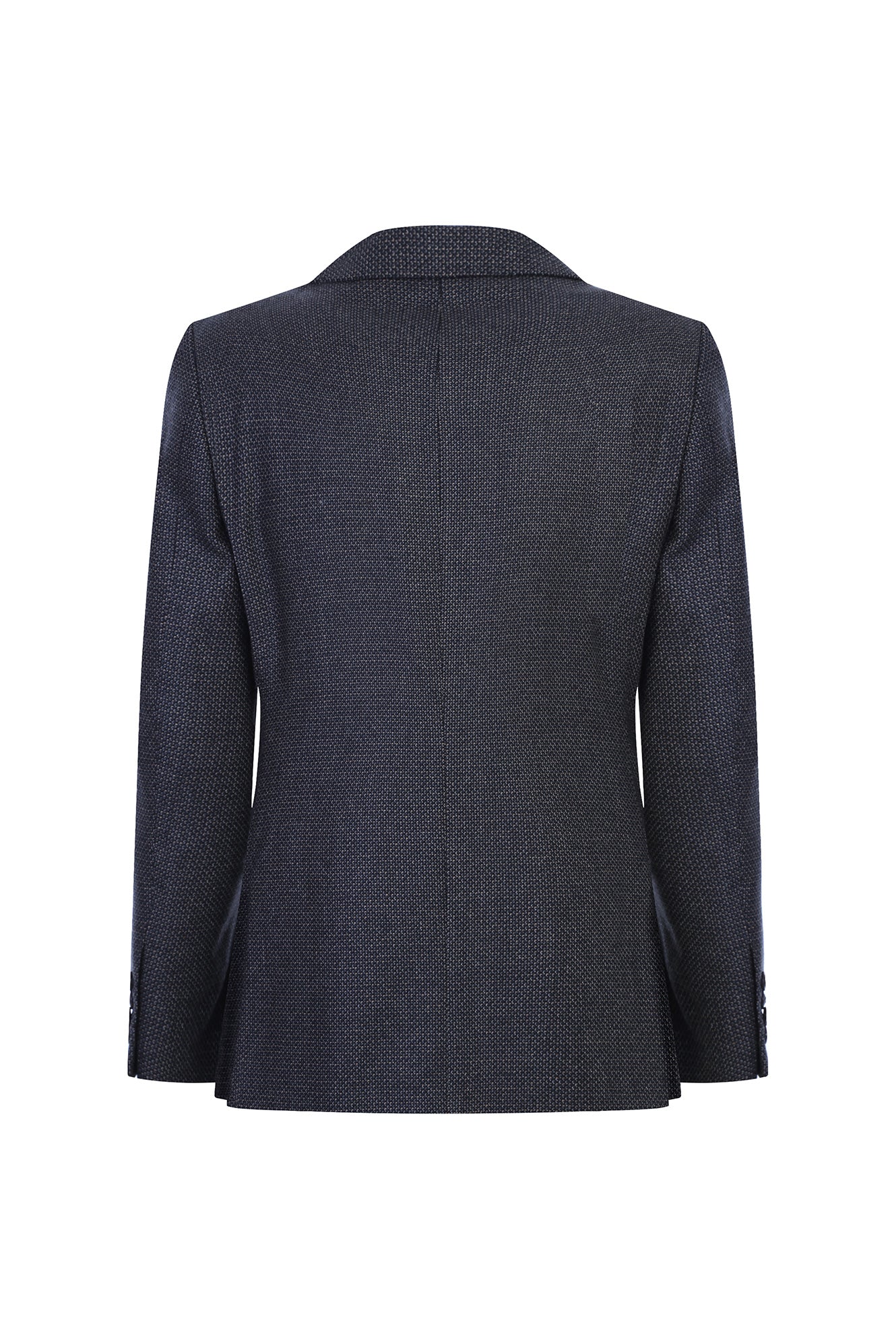 Orta Kahve Relaxed Fit Rahat Kesim Kaşmirli Desenli Klasik Ceket