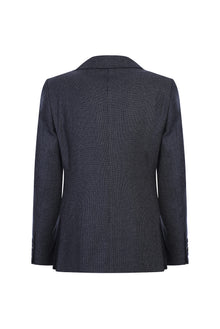 Orta Kahve Relaxed Fit Rahat Kesim Kaşmirli Desenli Klasik Ceket