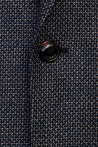Orta Kahve Relaxed Fit Rahat Kesim Kaşmirli Desenli Klasik Ceket