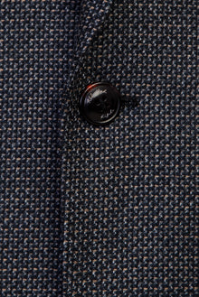 Orta Kahve Relaxed Fit Rahat Kesim Kaşmirli Desenli Klasik Ceket
