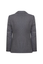 Koyu Bej Regular Fit İtalyan Klasik Desenli Kaşmir Ceket