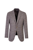 Orta Bej Regular Fit Desenli Ceket