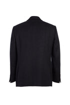 Siyah Relaxed Fit Rahat Kesim Kaşmirli Klasik Ceket