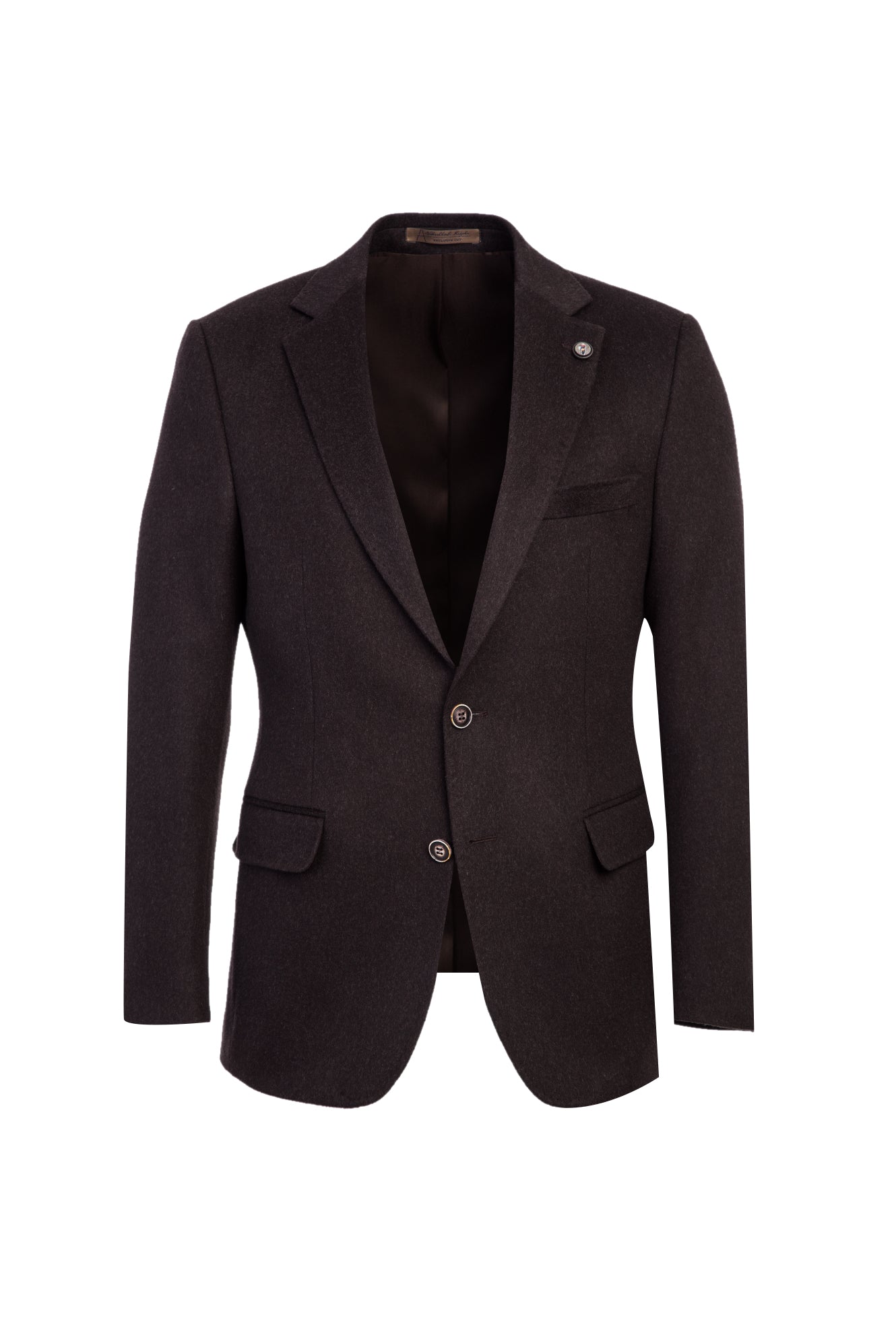 Koyu Kahve 6 Drop Regular Fit Standart Kesim Klasik Ka?mirli Ceket-Abdullah Ki??l?