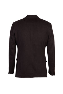 Koyu Kahve 6 Drop Regular Fit Standart Kesim Klasik Ka?mirli Ceket-Abdullah Ki??l?