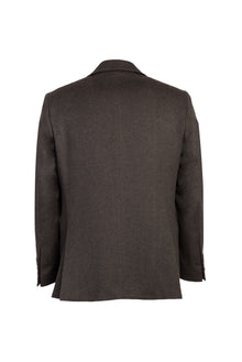 Orta Haki Relaxed Fit Rahat Kesim Kaşmirli Klasik Ceket