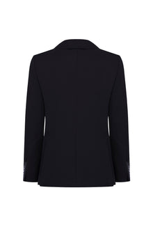 Siyah Regular Fit Kaşmir Klasik Ceket