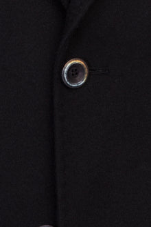 Siyah Regular Fit Kaşmir Klasik Ceket