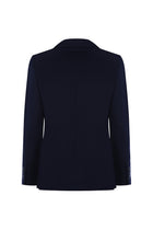 Orta Lacivert Slim Fit Dar Kesim Kaşmir Ceket