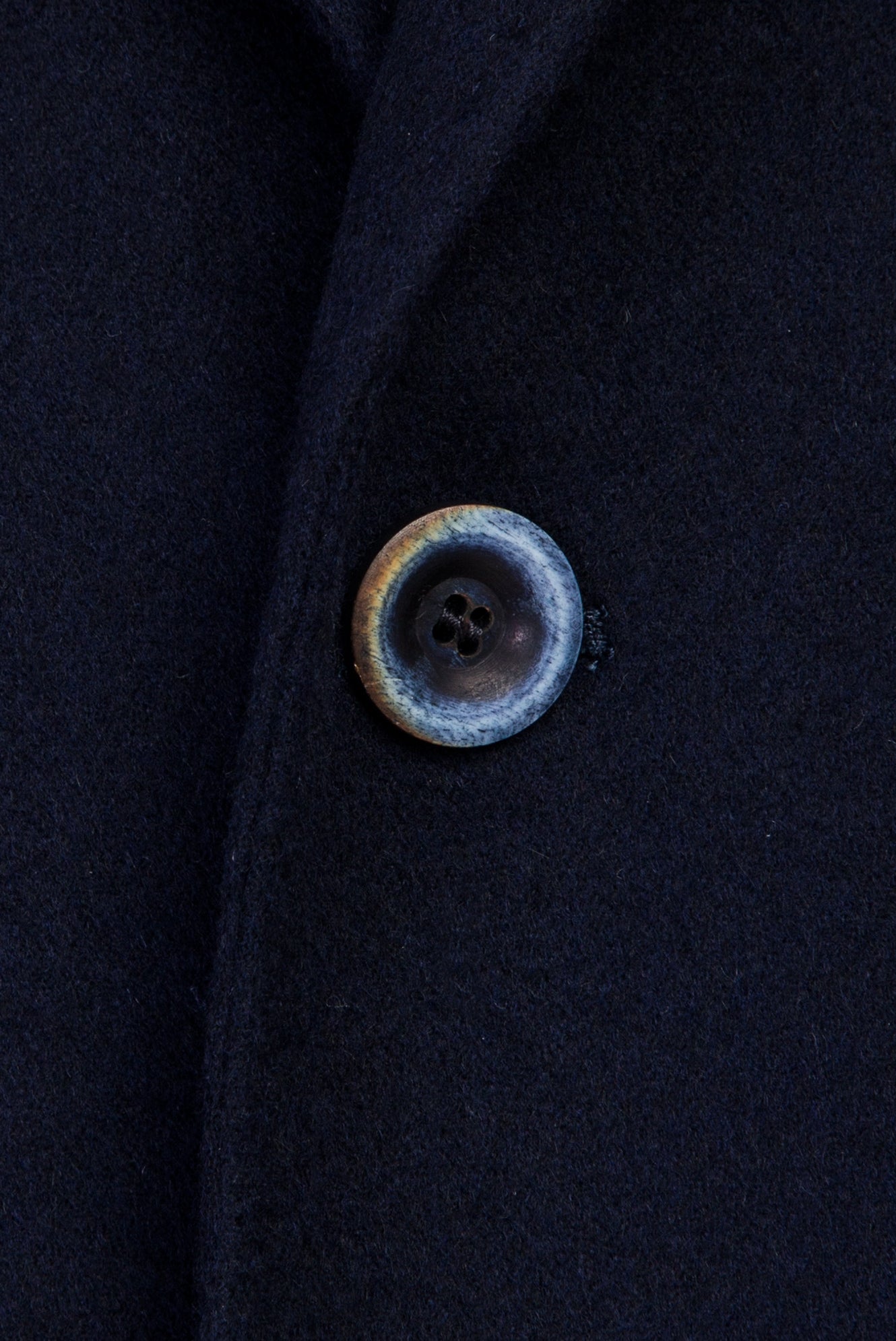 Orta Lacivert Slim Fit Dar Kesim Kaşmir Ceket